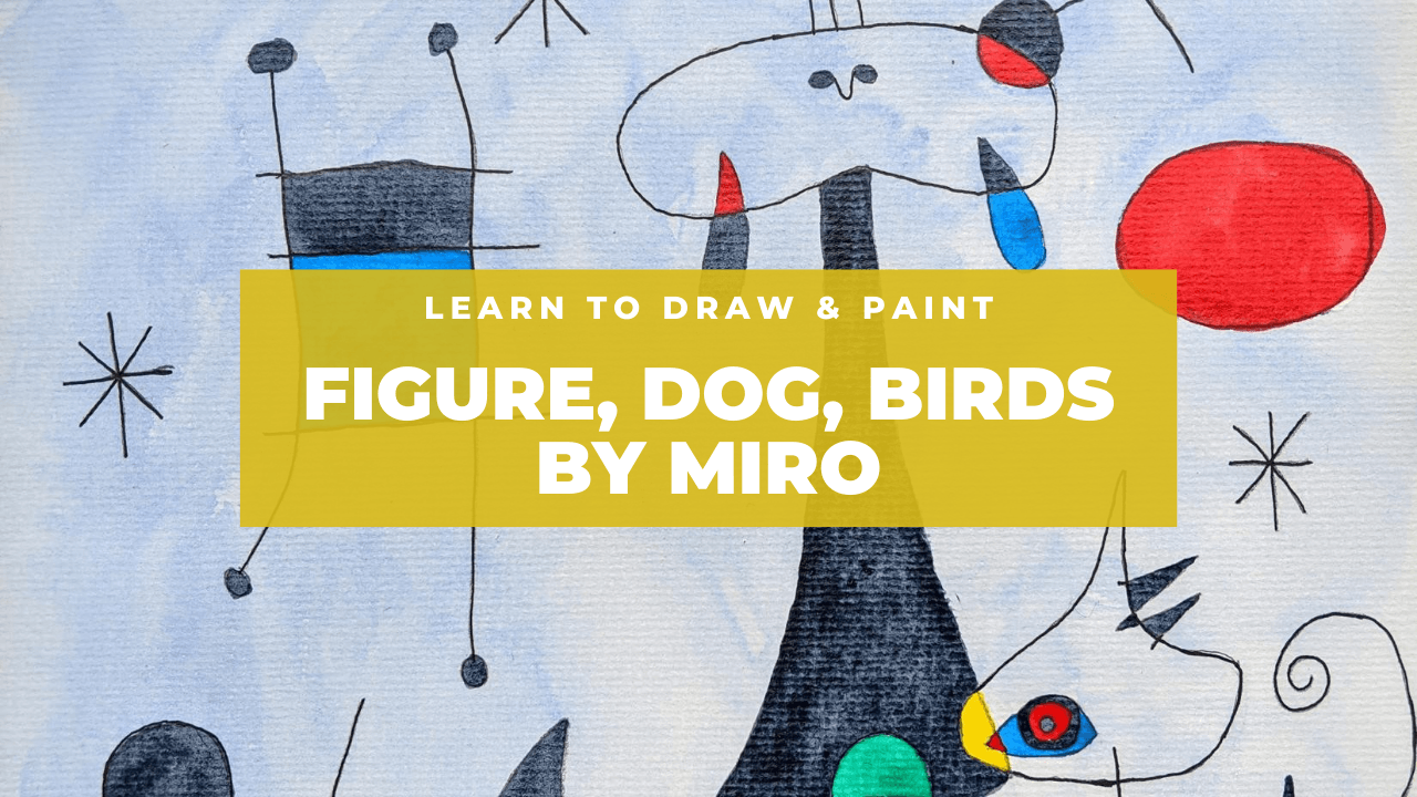 Miro Figure Dog Bird Opens in new window